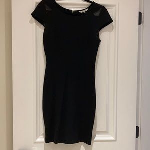 Black bodycon cut out dress